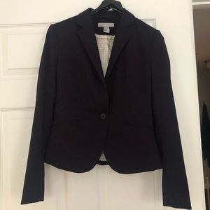 H&M women’s blazer, navy. Size 6.